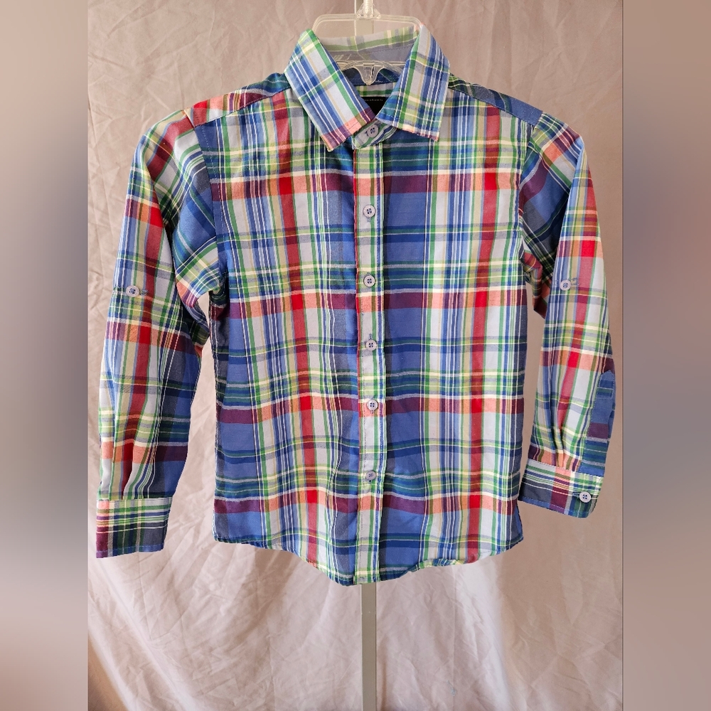 Vibrant Sahara Club Plaid Shirt